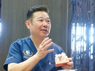 院長のカウンセリング風景